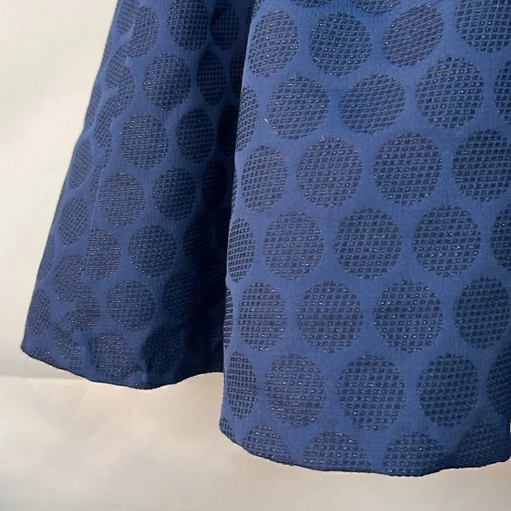 Gymboree Navy Blue Sleeveless Glitter Party Dress 3T EUC